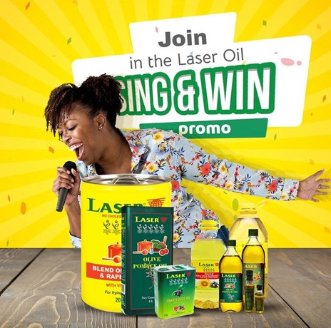 Laser Oil SING & WIN promo